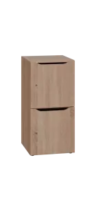 DOMINOU 22 úložná skříň 2-boxová, 917x450x400 mm, dub bardolino